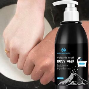 شامپو معجزه سفید کننده بدن و صورت ( volcanic mud body wash )